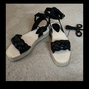 H&M Brand New Platform Espadrille Sandals size 7